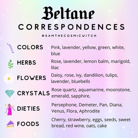 MOON MAGICK + WITCHY LIFE 🔮🌙 on Instagram: “⁣Ok witches, Beltane is on Friday! What is Beltane? Swipe through for an explanation of the holiday 🦋💐☀🌍🌸🐚🌿 Our posts this week will all be…” Beltane Crystals, Beltane Wedding, What Is Beltane, Beltane Altar, Wicca Holidays, Witchcraft Tarot, Wiccan Sabbats, Seasonal Work, Moon Magick