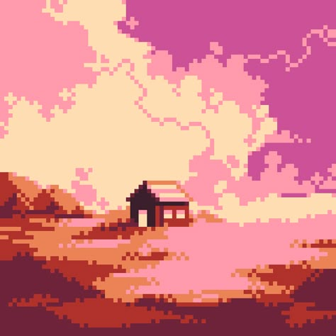 Pixel Art Widget, Pixelation Art, Home Pixel Art, Pixel Game Aesthetic, Pastel Pixel Art, Pink Pixel Art, Aesthetic Pixel Art, Pixel Aesthetic, Pixel Art Landscape