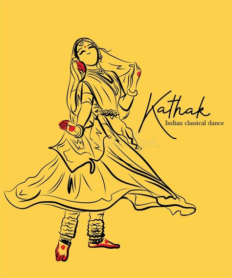 Indian Classical Dance Kathak Sketch Vector Illustration Stock Illustrations – 8 Indian Classical Dance Kathak Sketch Vector Illustration Stock Illustrations, Vectors & Clipart - Dreamstime Kathak Sketch, Kathak Dance Painting, Classical Moodboard, Kathak Drawing, Classical Dance Drawing, Dance Kathak, File Decoration, Dancer Drawing, File Decoration Ideas