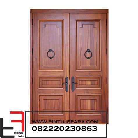 Pintu Ganda, Door And Window Design, Grill Gate, Main Entrance Door Design, Main Entrance Door, Wooden Front Door Design, Wooden Main Door, Wooden Main Door Design, House Ceiling Design