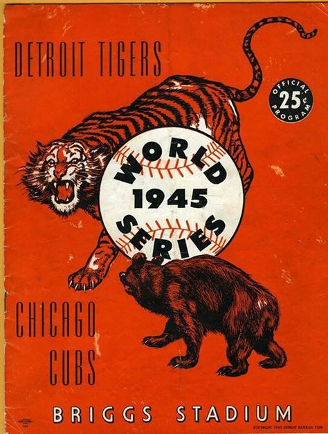 Cubs Poster, Detroit Sports, Detroit Tigers Baseball, Baseball Posters, Baseball Art, Tigers Baseball, Baseball Memorabilia, Cubs Baseball, Play Baseball