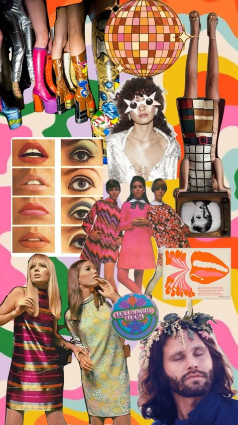 1960s Collage, 1960s Moodboard, 60s Moodboard, 60s Collage, Vintage 60s Aesthetic, 60s Looks, 60s Magazine, Aesthetic 60s, 1960s Aesthetic