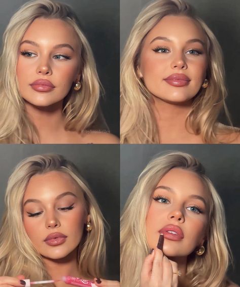 Formal Soft Glam Makeup, Makeup For Green Eyes Blonde Hair, Wedding Makeup For Brown Eyes Blonde, Soft Formal Makeup, Leavers Makeup, Semi Formal Makeup, Eye Makeup Subtle, Eye Makeup Everyday, Natural Eye Makeup Looks