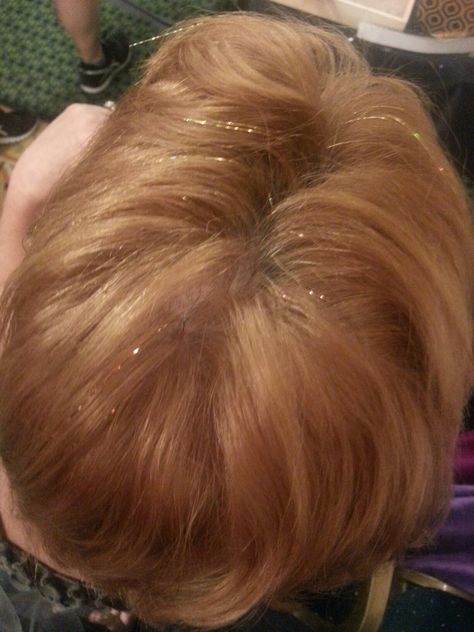 Orange Hair Tinsel, Gold Bronze Hair, Hair Tinsel Ginger, Hair Fairy, Teenage Wasteland, Bronze Hair, Hair Tinsel, Prom Hairstyles For Short Hair, Fairy Hair