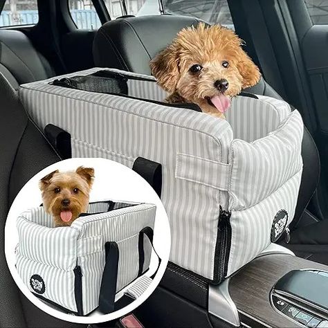 Amazon.ca : car seat dog harness Car Seats For Dogs, Puppy Car Seat, Car Seat Travel Bag, Dog Chair, Small Dog Carrier, Dog Car Accessories, Dog Sewing Patterns, Dog Sewing, Puppy Carrier