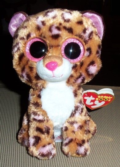 *GIN BONUS* L@@K--->TY Beanie Boos – “PATCHES the Leopard”  (with Glitter Eyes) Burrrrr Basket, Ty Plushies, Baby Snow Leopard, Ty Stuffed Animals, Ty Bears, Baby Beanies, Collectible Toys, Ty Beanie Boos, Beanie Boo