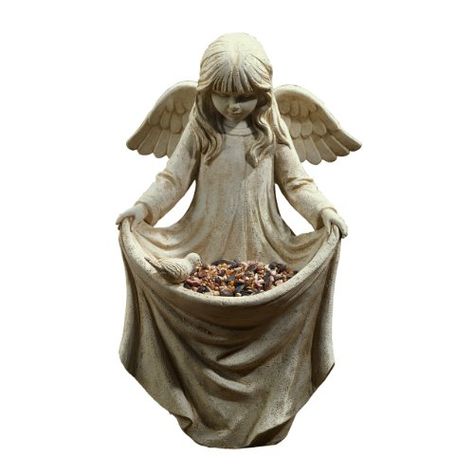 Grasslands Road Villa Cherub Girl Birdfeeder Statuary Grasslands Road http://www.amazon.ca/dp/B003KKSUHC/ref=cm_sw_r_pi_dp_2N80wb13PXATD Angel Garden Statues, Cement Statues, Cement Garden, Outdoor Garden Statues, Garden Figurines, Angel Statue, Garden Angels, Bird Statues, Angel Statues