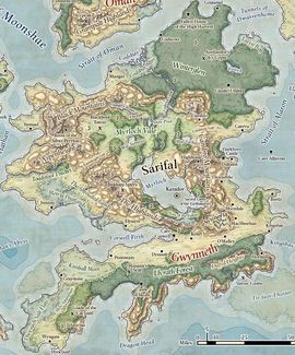 Gwynneth | Forgotten Realms Wiki | Fandom powered by Wikia Forgotten Realms Map, Fictional Cities, Fantasy World Maps, Map Elements, Fantasy Cartography, Map Inspiration, Cool Maps, Dnd World Map, Imaginary Maps