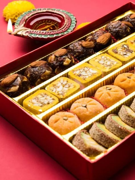 Diwali 2022: Sugar-Free Mithai Recipes Diwali Mithai, Coconut Burfi, Diwali 2022, Gifts For Anniversary, Diwali Gift Hampers, Diwali Sweets, Online Cake Delivery, Friendship Day Gifts, Sugar Free Syrup