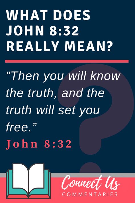 Truth Symbol, Free Life Quotes, Learning The Bible, Psalm 46 1, Bible Wisdom, God Is Our Refuge, Learn The Bible, John 8 32, Bible Commentary