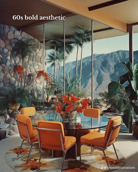 Midcentury Photography, 60s Home Aesthetic, 70’s House, Modern Mansion Interior, Colour Room, 50s House, 60s Interior, Aesthetic Interior Design, Townhouse Interior