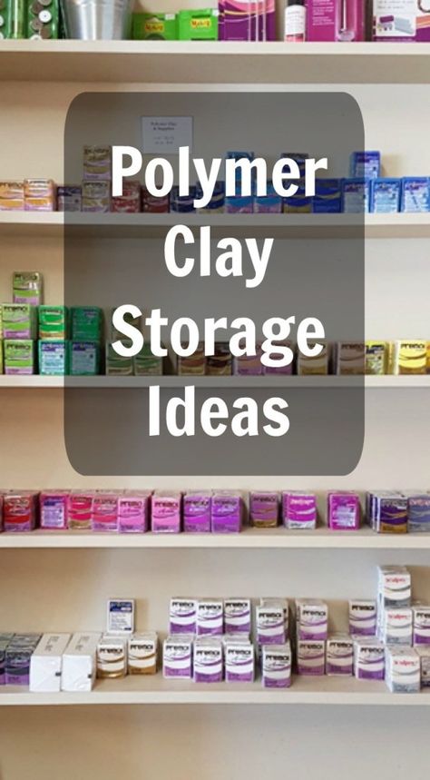 Polymer Clay Storage Strategies – Polymer Clay Polymer Clay Storage, Clay Storage, Small Office Organization, Earrings Storage, Room Storage Diy, Craft Shed, Clay Supplies, Sculpey Clay, Polymer Clay Tools