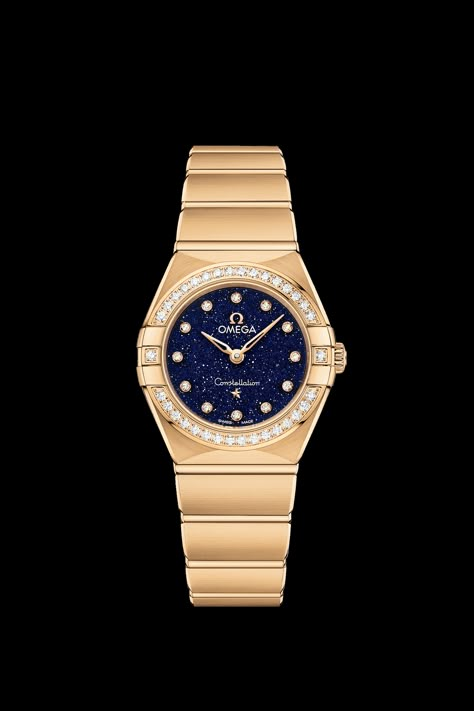 Omega Watch Women Constellations, Ladies Watches Simple, Designer Watches Women, Omega Jewelry, Women Watches Classy Elegant, Trendy Watches Women Fashion, Women Watches Classy, Trendy Watches Women, Omega Constellation Ladies