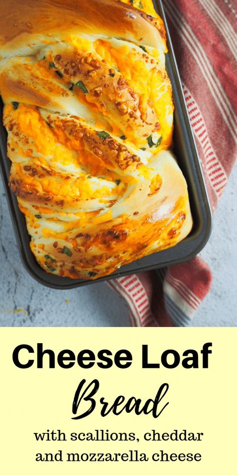 Cheese Loaf Bread, Cheese Loaf, Pembuat Roti, Bread Maker Recipes, Savory Cheese, Best Bread Recipe, Savoury Baking, Bread Bun, Bread Machine Recipes