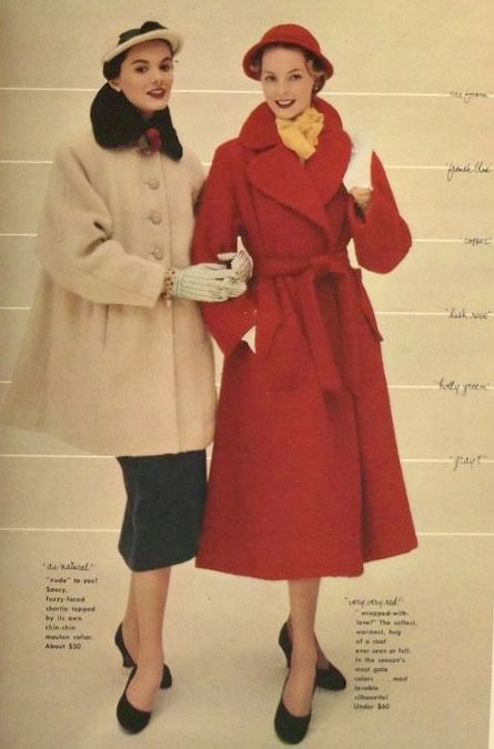 50s Cardigan, France Style, Fall Winter Coat, Magical Winter, Fifties Fashion, Seventeen Magazine, Winter Coats Jackets, Century Clothing, 50s Dresses