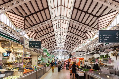 Food Court Design, Grocery Store Design, Timber Architecture, Supermarket Design, Central Market, Traditional Market, Public Market, Food Court, Concept Architecture