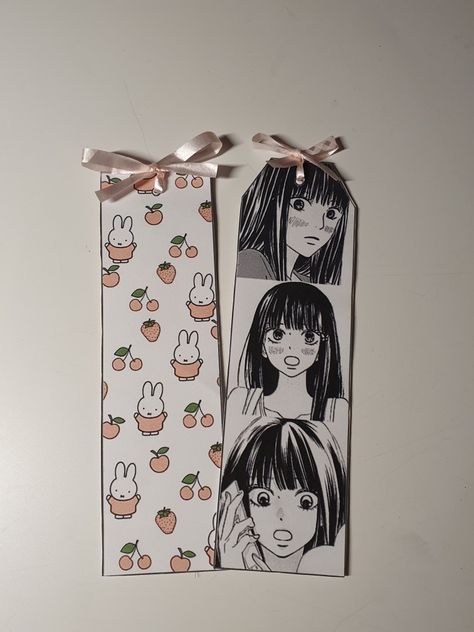 Cute Drawing For Bookmark, Drawings For Bookmarks, Miffy Bookmark, Doodles Bookmarks, Nana Bookmark, Book Markers Ideas, Book Mark Ideas, Bookmarks Diy, Handmade Bookmarks Diy