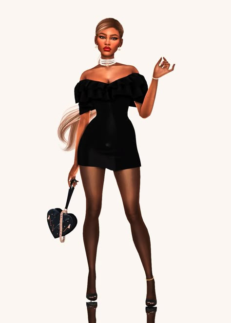 ​﻿​﻿﻿﻿Naomi's Corner : Look #1: dress | heels | purse | necklace Look #2:... The Sims 4 Female Cc, Sims 4 Women Clothes, Wwe Attire, Sims 4 Outfit Ideas, Ts4 Lookbook, Sims 4 Cas Background, Sims Outfits, Sims 4 Clothes Cc, Book Dress