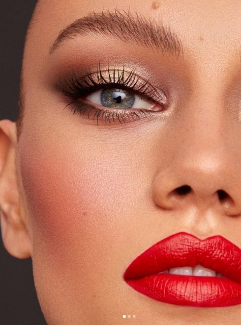 Red Lipstick, Red Lips, Makeup Looks, Lips, Skin, Makeup, Red, Beauty, Instagram