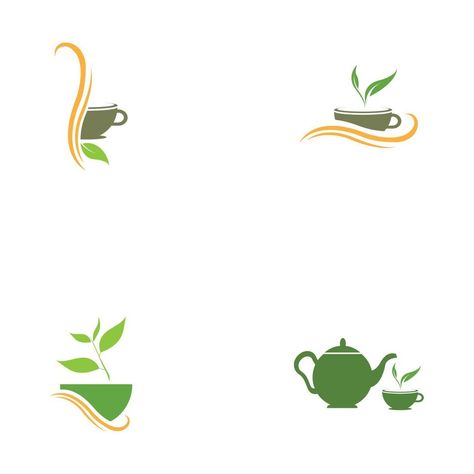 leaf shoots green organic tea mug leaf logo symbol design idea Tea Leaf Logo Design, Logo Dessert, Green Tea And Honey, Tea Logo, Organic Tea, Leaf Logo, Fruit Tea, Logo Symbol, Symbol Design