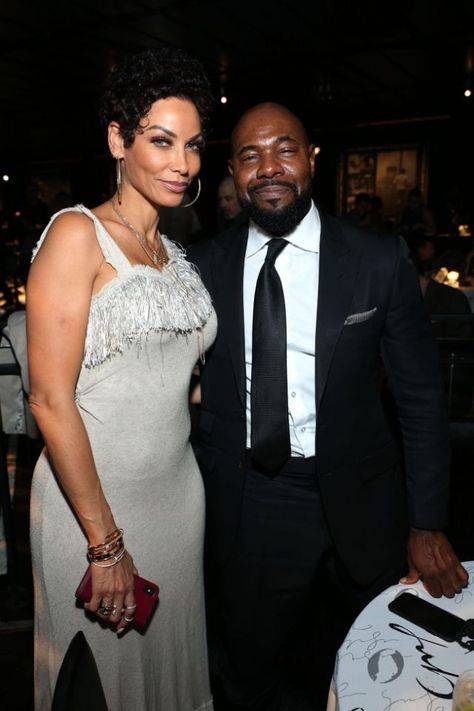 Nicole Mitchell Murphy & Director Antoine Fuqua Antoine Fuqua, Lela Rochon, Nicole Mitchell, Nicole Mitchell Murphy, Nicole Murphy, Romantic Drama Film, Exhibition Opening, Just Good Friends, Gallery Exhibition