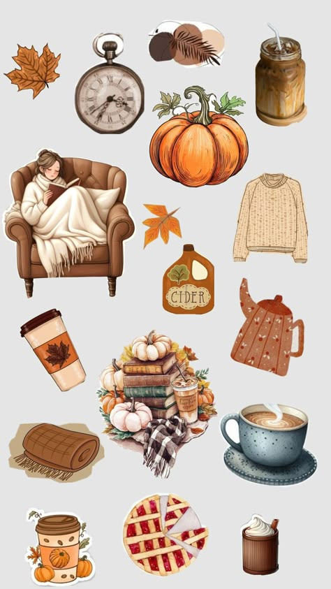 cozy with autmn Cozy Emojis, Cozy Stickers, Phone Cover Stickers, Apple Emojis, All Emoji, Insta Hacks, Printable Paper Patterns, Emojis Iphone, Doodle Journal