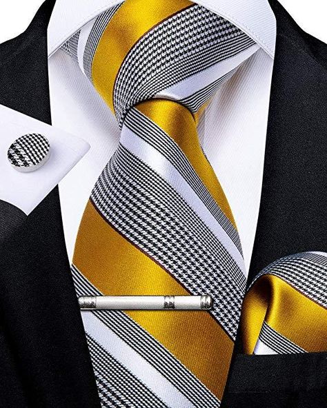 Ties Mens Fashion, Men Ties, Necktie Set, Mens Silk Ties, Tie Men, Mens Ties, Fashion Suits For Men, Cufflink Set, Elegant Man