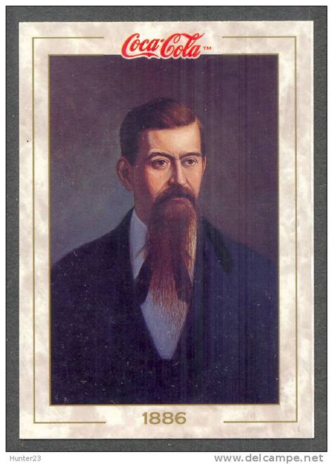 John Pemberton | Dr. John S. Pemberton 1993 Coca-Cola Card #1, Free Worldwide Shipping ... Vintage Dr Pepper Wallpaper, Dr Pepper Vintage, Coke Vintage Poster, Vintage Coppertone Ads, Old Coke Ads, John Pemberton, Coke Ad, Coca Cola Ad, History Pictures