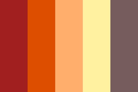 Fiery Dragon Color Palette Dragon Colors Palette, Fiery Color Palette, Phoenix Bird Color Palette, Fantasy Palette, Rengoku Color Palette, Phoenix Color Palette, Dragon Colour Palette, Dragon Color Scheme, Flame Color Palette