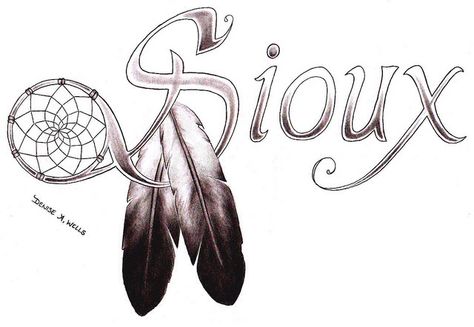 Lakota Sioux Eagle Feather Tattoos, Feather Sketch, Native American Tattoo Designs, Tattoo Feather, Indian Symbols, Sioux Indian, American Indian Tattoos, Native American Tattoos, Native Tattoos