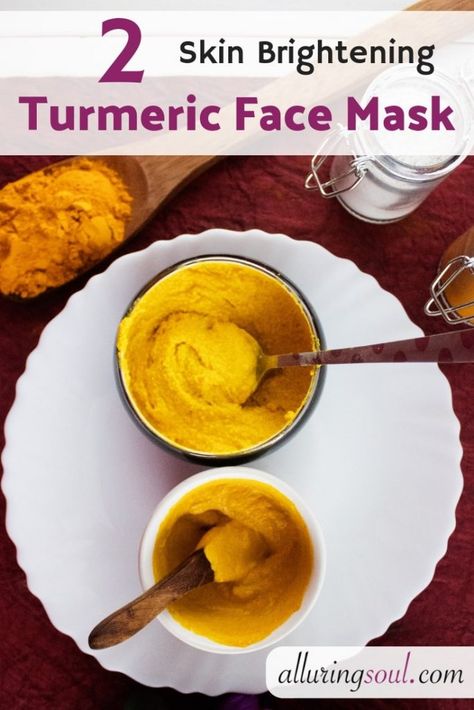 2 DIY Skin Brightening Turmeric Face Mask | Alluring Soul Tumeric Face Mask To Lighten Skin, Aloe Vera Face Moisturizer, Face Moisturizer For Oily Skin, Facial Remedies, Tumeric Face, Diy Turmeric Face Mask, Aloe Vera Face, Nails Tools, Fashion Quiz