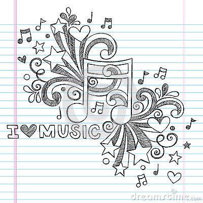 Music Doodle Music Notes Drawing, Notes Drawing, Music Doodle, Notebook Doodles, Note Doodles, Music Tattoo Designs, Doodle Art Journals, Music Drawings, Drawing Doodles