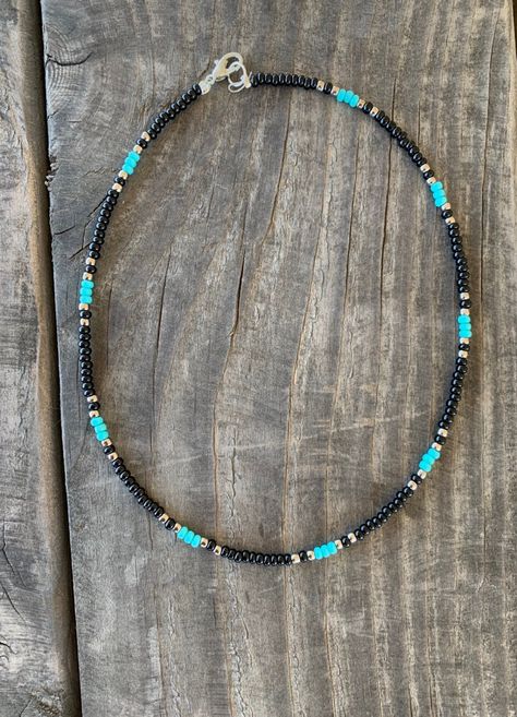 Hand Beaded Western Choker Navajo Necklace Indian Jewelry, Western Homemade Jewelry, Glass Bead Choker, Native American Beaded Choker, Western Bead Bracelet Ideas, Beaded Western Necklace, Western Necklaces Beaded, Western Jewelry Ideas, Beaded Choker Ideas