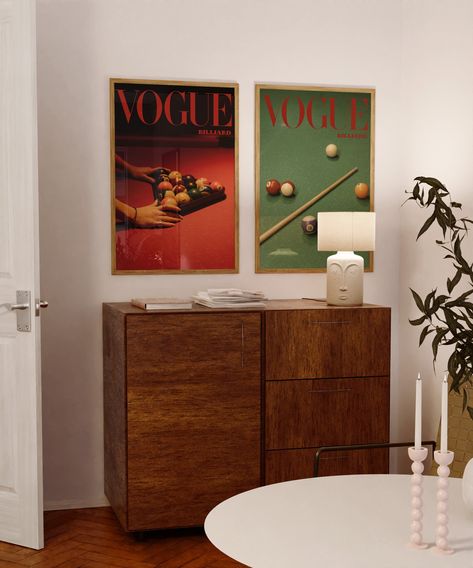 "Set of 2 Vogue Magazine Print Billiard Poster Preppy Vibes 70's Retro Prints Trendy Gallery Wall Art Funky Print Psychedelic Art Trippy.Funky Poster Pink Wall Art Aesthetic Print Trendy Wall Art Hippie Print Trendy Print Vintage Poster Aesthetic Room Decor Psychedelic Wall Art Y2K Print Apartment Poster Summer Poster Preppy Wall Print Minimalist Wall Art Dorm Room Decor Trippy Wall Art 70s Wall Art Vogue Poster Retro Wall Art. You can download this digital art prints instantly after purchase, a Vogue Poster, Room Decor Trippy, Retro Art Prints, Apartment Decor Inspiration, Trendy Wall Art, Apartment Inspiration, Apartment Room, Dorm Room Decor, Dream House Decor