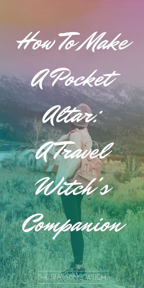 How To Make A Pocket Altar: A Travel Witch's Companion // Witchcraft // Magic Pocket Altar, Witchy Room, Witchcraft Magic, Witchcraft Altar, Mini Altar, Which Witch, Witches Altar, Eclectic Witch, Witchy Crafts