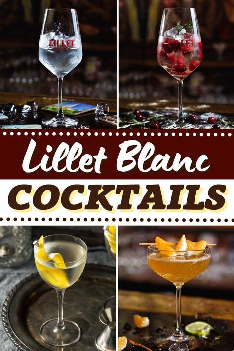 Cocktails With Lillet Blanc, Lillet Cocktail Drinks, Lillet Blanc Cocktails, Rosemary Syrup, Spritz Recipe, Sour Cocktail, Winter Cocktails, Bourbon Cocktails, Cocktail Mix