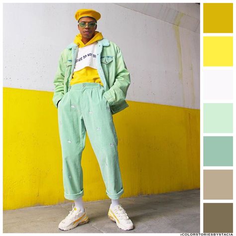 Men Bright Outfits, Men Color Blocking Outfits, Men In Pastel Colors, Bright Colour Outfit Men, Colourful Male Outfits, Bright Colors Mens Fashion, Colorful Male Outfits, Color Blocking Outfits Men, Pastel Male Outfits