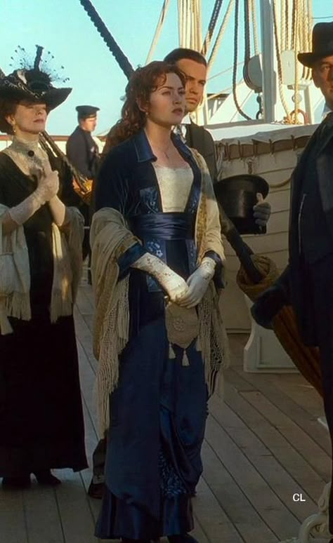 Titanic Costume, Rose Dewitt Bukater, Titanic Dress, Rose Costume, Titanic 1997, Escape The Night, Titanic Movie, Leo Dicaprio, Edwardian Dress