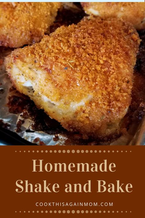 Homemade Shake and Bake Recipe | Cook This Again, Mom! Diy Shake And Bake, Homemade Shake And Bake Chicken, Shake And Bake Recipe, Chicken Shake And Bake, Fancy Pantry, Shake And Bake Chicken, Shake And Bake Pork, Homemade Shake And Bake, Shake N Bake Chicken