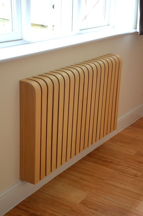 A cool radiator cover! Modern Radiator Cover, Best Radiators, Design Interior Modern, Home Radiators, Modern Appartement, Radiator Covers, Radiators Modern, Radiator Cover, Trendy Bedroom