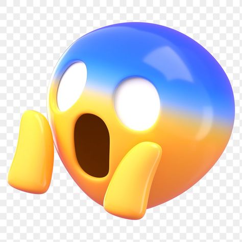 Shocking Face, Surprised Emoji, Shocked Emoji, Sticker Transparent Background, Emoticon Stickers, Shocked Face, 3d Png, Sticker Transparent, Face Stickers