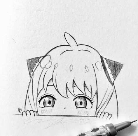 رسم كاريكاتير, Anime Face Drawing, Seni Dan Kraf, Girl Drawing Sketches, Anime Drawing Books, Cute Sketches, Meaningful Drawings, Anime Canvas Art, Easy Doodles Drawings