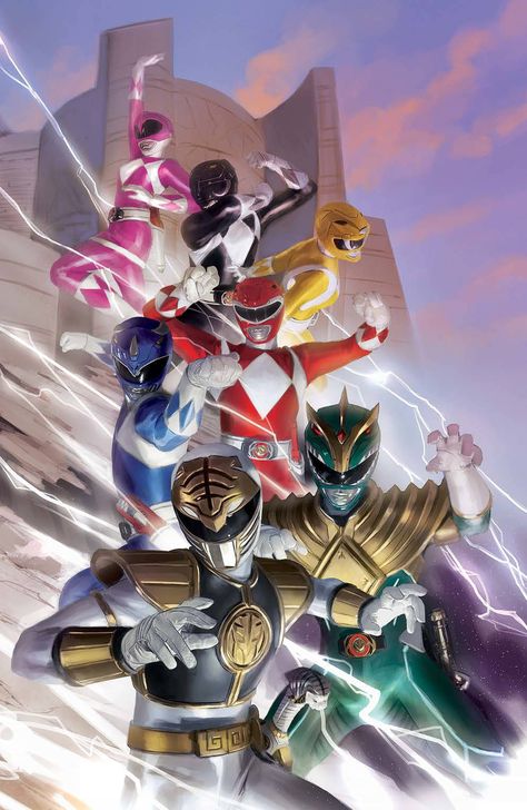 Dan Mora, Power Rangers Fan Art, All Power Rangers, Boom Studios, Power Rangers Art, Go Go Power Rangers, Off Brand, Green Ranger, Morning Cartoon