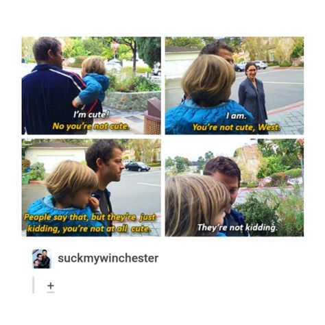 supernatural tumblr textpost cast misha collins vicki vantoch west collins Misha Collins And Vicki, Misha Collins Kids, West Collins, Tumblr Textpost, Supernatural Tumblr, Spn Cast, Misha Collins, Destiel, Castiel