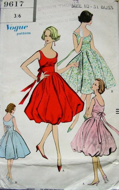 DSCN6131 1950s Cocktail Party, Drag Clothing, 1950s Vogue, Vintage Clothes Patterns, Makeup History, Formal Dress Patterns, Vogue Dress Patterns, Vintage Vogue Patterns, 1950s Sewing Patterns