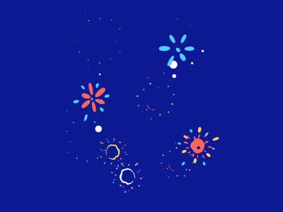 Shape Animation, Fireworks Animation, Fireworks Gif, Sticker App, Happy New Year Gif, Bg Design, New Year Gif, Happy New Year Design, Motion Graphics Inspiration