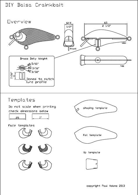 Balsa Crankbait Design and Templates Diy Fishing Bait, Pesca In Mare, Homemade Fishing Lures, Diy Fishing Lures, Vintage Fishing Lures, Bass Fishing Lures, Bass Lures, Bass Fishing Tips, Lure Making