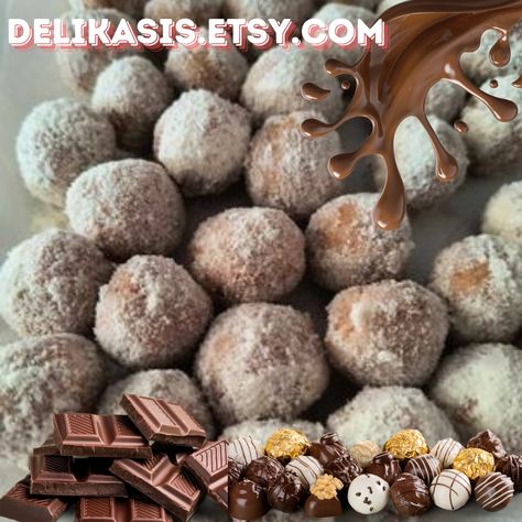 Visit Delikasis.etsy.com Chocolate Delight, Premium Chocolate, Baked Goods, Baking