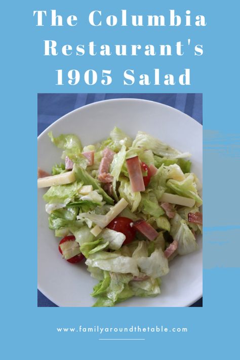 This salad, the Columbia Restaurant Original 1905 salad, is a family favorite. It’s part of a Tampa institution, local culture, that if you live or are from the area, you know The Columbia Restaurant and this salad. Columbian Salad, Columbian Salad Recipes, 1905 Salad Recipe Columbia, 1905 Salad Recipe 12 Tomatoes, 1905 Salad, 1905 Salad Recipe, Columbia Restaurant 1905 Salad, Columbia Restaurant, Main Salad