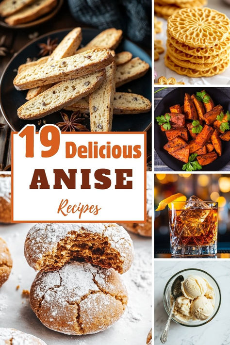 A collection of 19 recipes using anise extract for sweet and savory dishes. How To Make Anise Extract, Anise Recipes, Anise Cookie Recipe, Aebleskiver Recipe, Anise Extract, Anise Cookies, Anise Seed, Recipes Yummy, Recipes Delicious